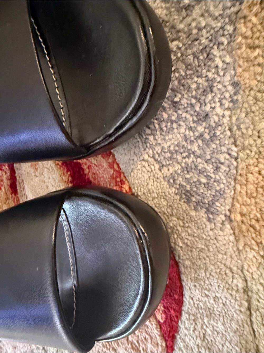 STAUD Black Leather Platform Mules - Picture 8 of 14